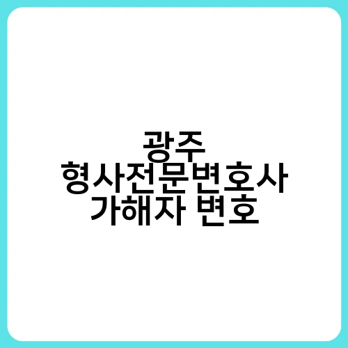 광주 형사전문변호사 가해자 변호 3
